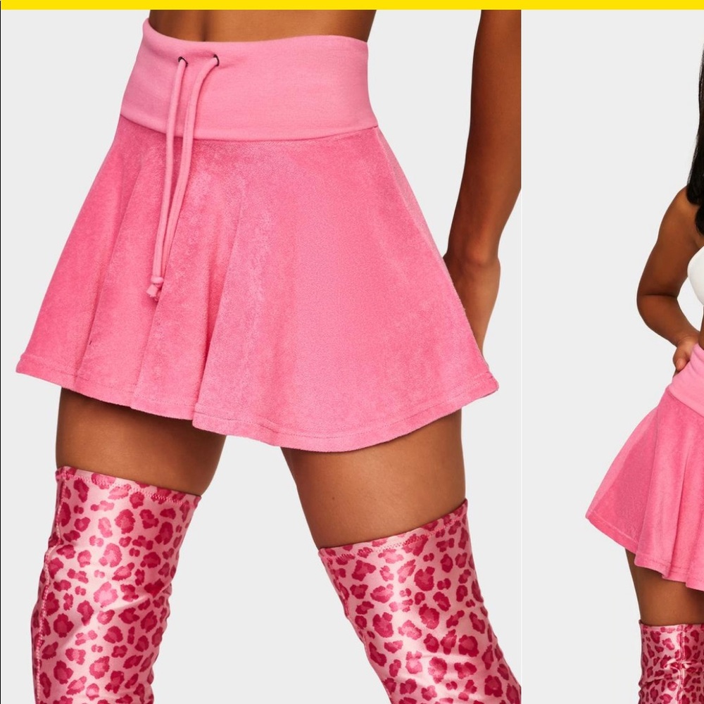 DOLLS KILL Not Your School Grl mini skirt size M